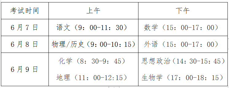 吉林2024年普通高校招生考試和錄取安排